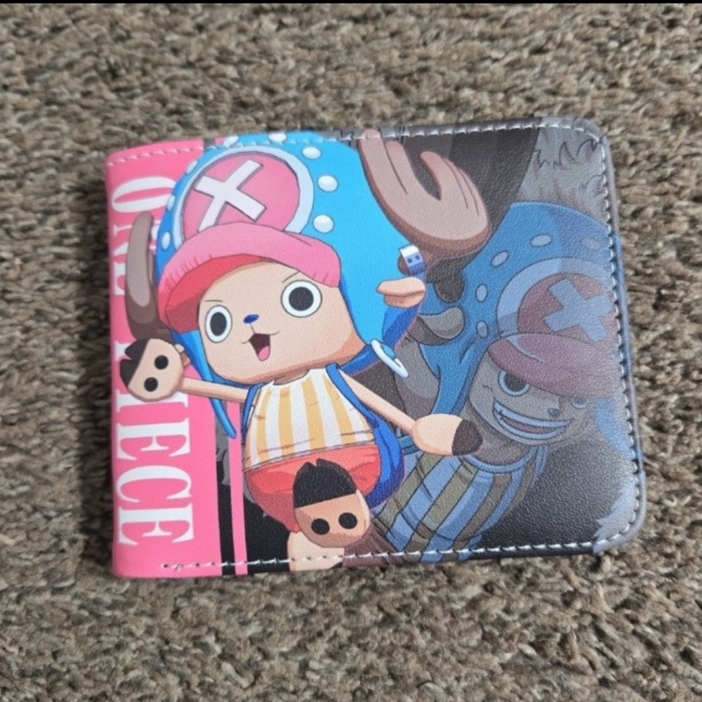 New One Piece Chopper Anime Manga Leather Wallet